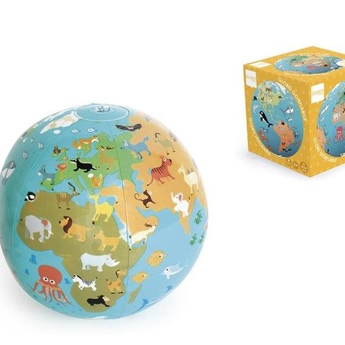 Scratch, Piłka dmuchana Mapa Świata 40 cm