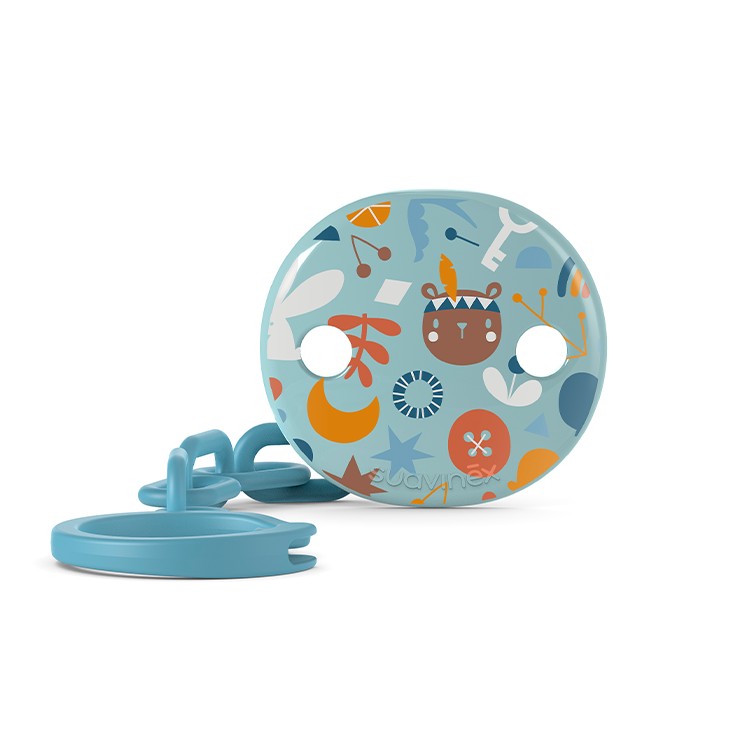 Suavinex, Klip do smoczka Forest - niebieski Suavinex, Klip do smoczka Forest - niebieski