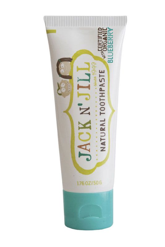 Jack N'Jill, Naturalna Pasta do zębów, organiczna borówka i Xylitol, 50g