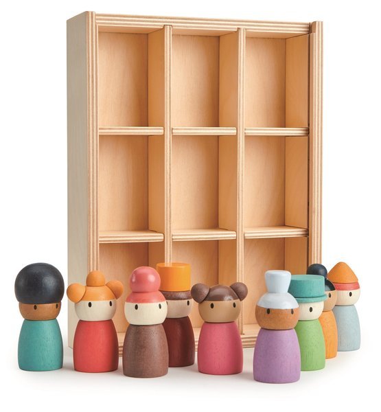 Tender Leaf Toys, Drewniane figurki do zabawy - Folk Hotel Tender Leaf Toys, Drewniane figurki do zabawy - Folk Hotel