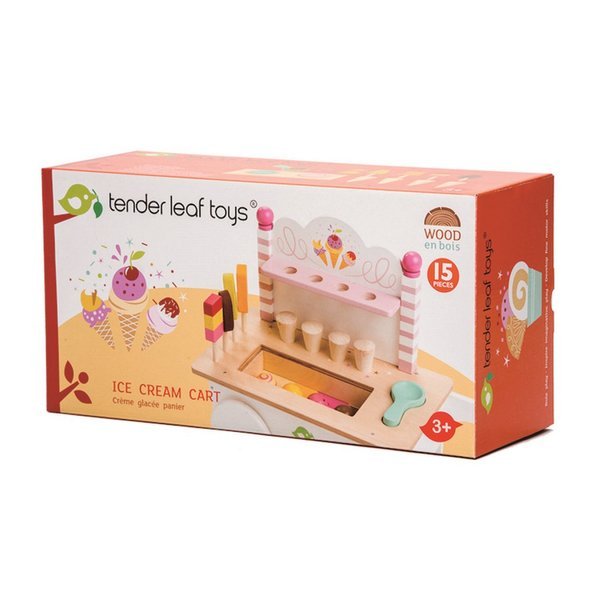 Tender Leaf Toys, Drewniany sklepik z lodami na magnesy