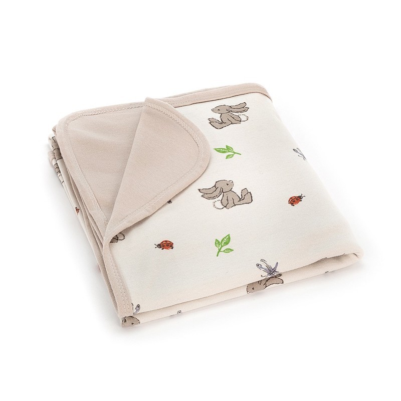 Jellycat, Króliczek beżowy kocyk