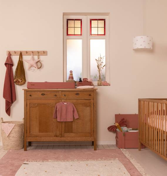 Little dutch, Lekki śpiworek bawełniany 90 cm Little Pink Flowers TOG 0,4