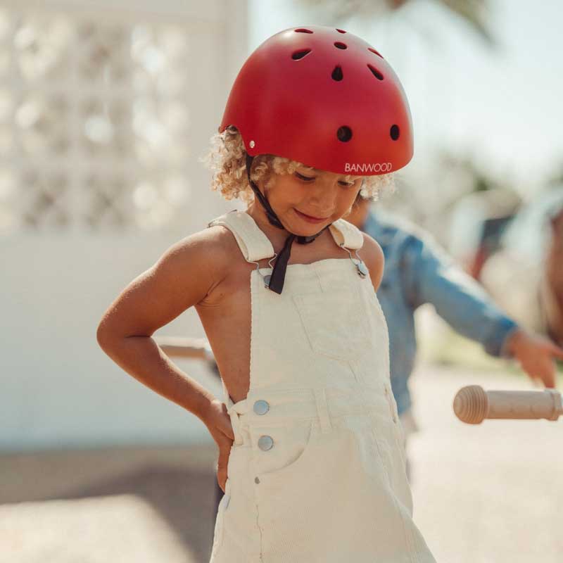 Banwood, dziecięcy kask rowerowy red Banwood, dziecięcy kask rowerowy red
