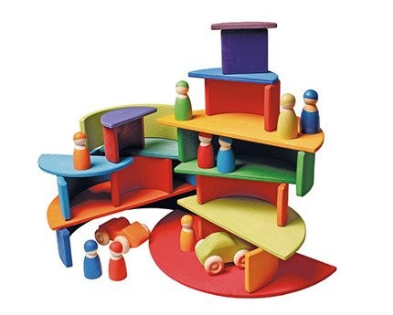 Kolorowa 10-elementowa tęcza zachód słońca 1+ Grimm's