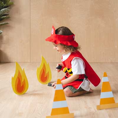 Plan Toys, Zestaw Strażaka Plan Toys, Zestaw Strażaka