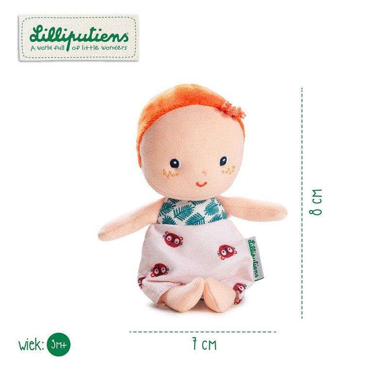 Lilliputiens, Lalka dzidziuś Mahe 3 m+ Lilliputiens, Lalka dzidziuś Mahe 3 m+