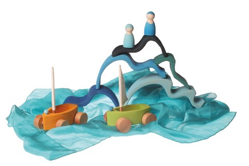 Grimm's, Zestaw 4 małych jachtów, 1+