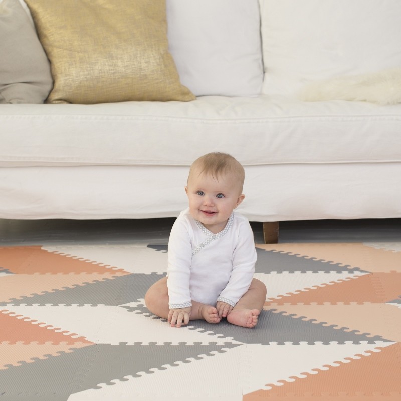 Skip Hop, mata piankowa Playspot Grey Peach GEO Skip Hop, mata piankowa Playspot Grey Peach GEO