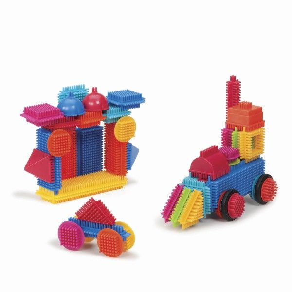 Klocki jeżyki - 50 elementów w wiaderku