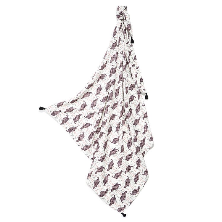 La Millou, Bambusowy Otulacz Mgiełka Fringe - King Size - Speedy Me Bright La Millou, Bambusowy Otulacz Mgiełka Fringe - King Size - Speedy Me Bright