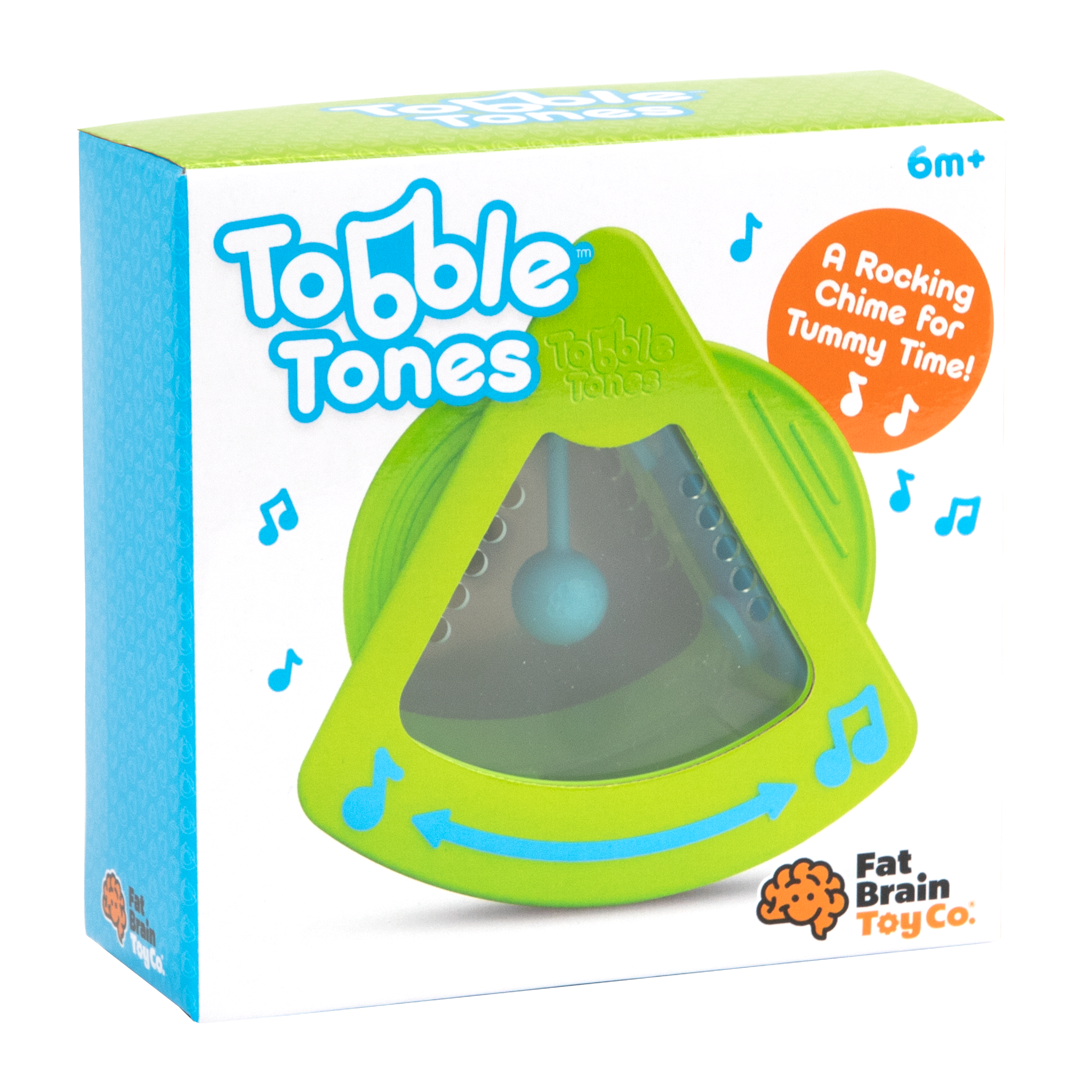 Fat Brain Toy, Kołyszący Dzwoneczek Tobble Tones Fat Brain Toy, Kołyszący Dzwoneczek Tobble Tones