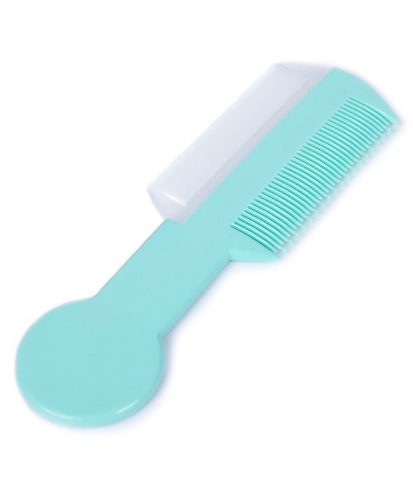 Poupy, Grzebień do Włosów z Miękkimi i Twardymi Ząbkami, Turkusowy, 0m+