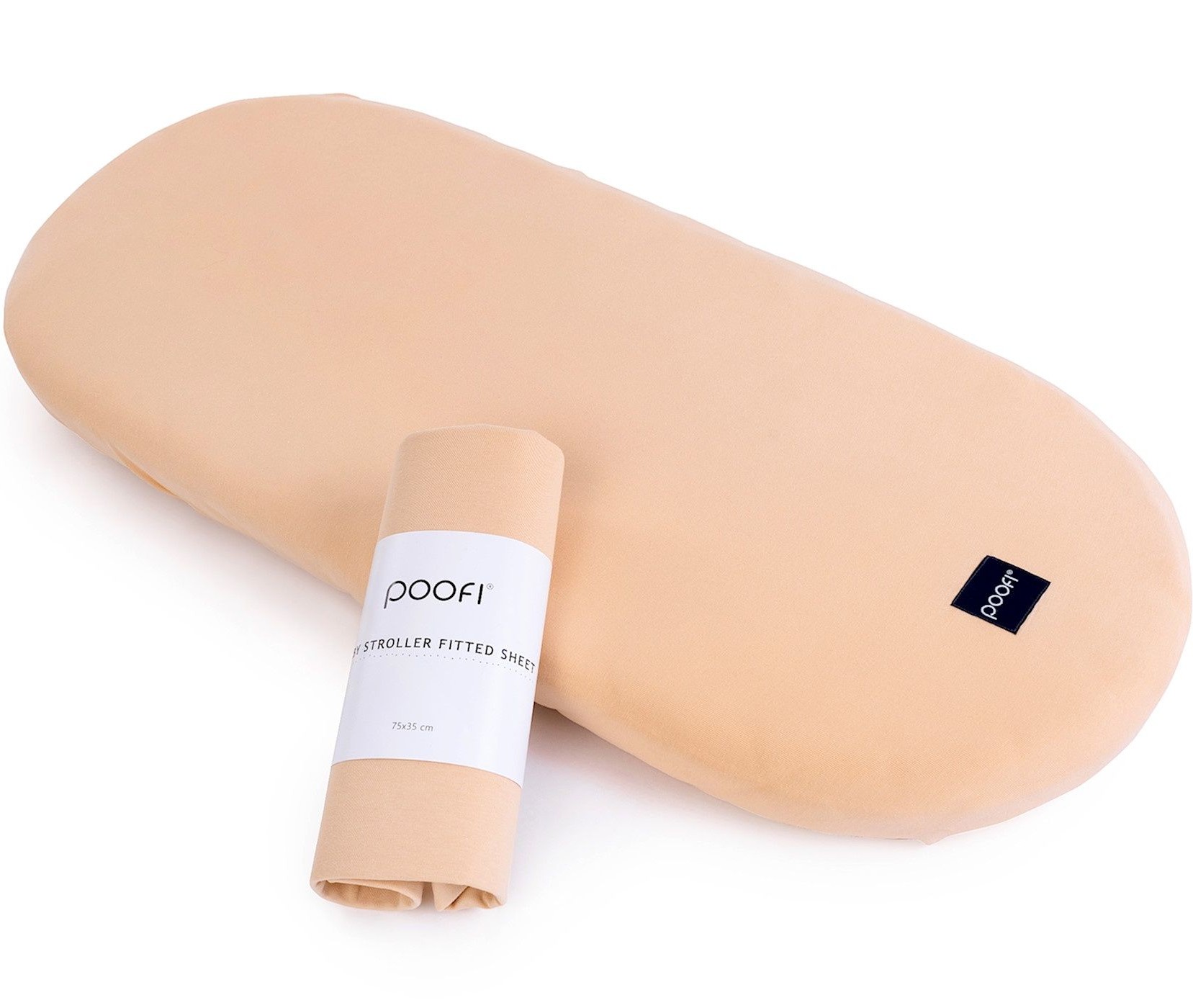 Poofi, Prześcieradło do gondoli Organic - morela