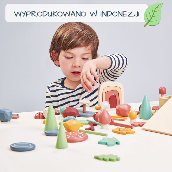 Tender Leaf Toys, Drewniana skrzynka kreatywna - Leśne skarby Tender Leaf Toys, Drewniana skrzynka kreatywna - Leśne skarby