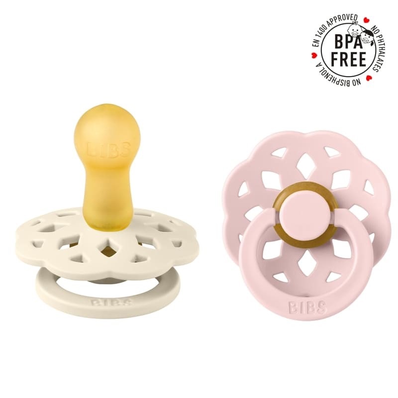 Bibs, Smoczek Boheme 2-pack Ivory & Blossom M