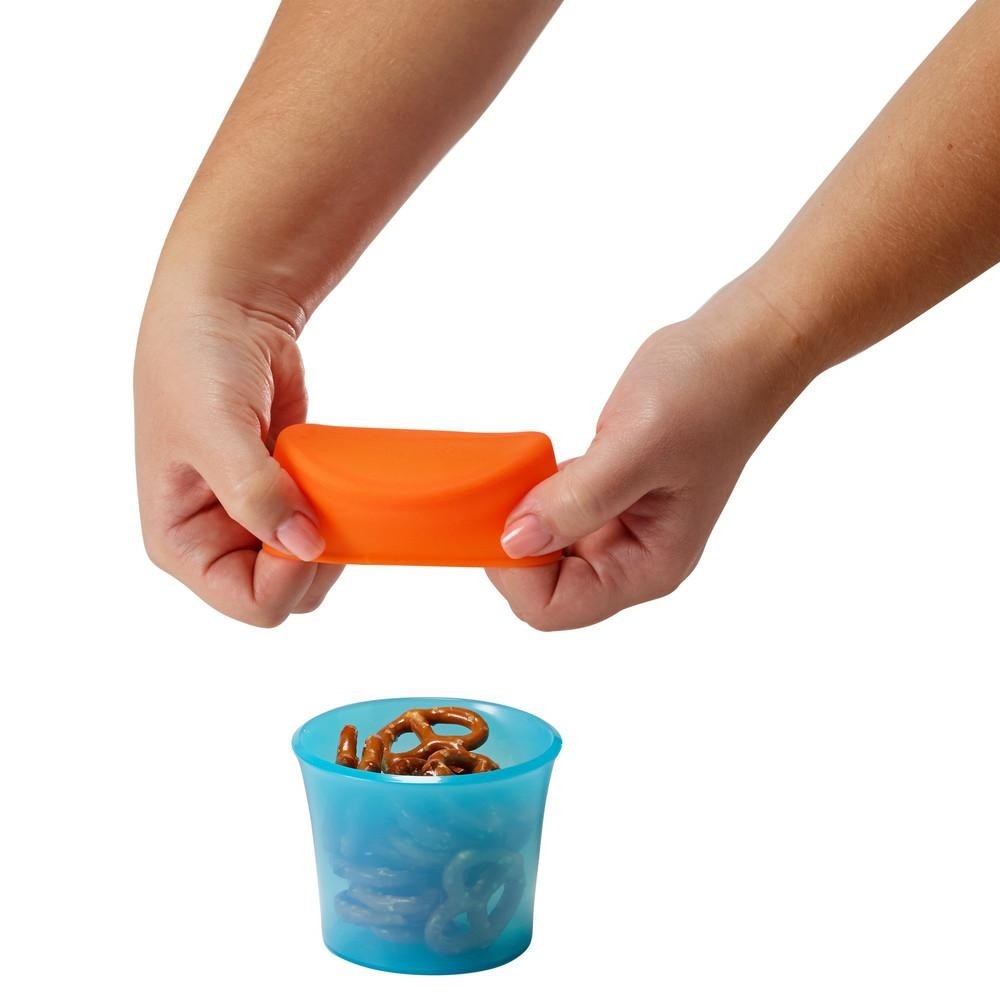 Boon, Snug Kubek niewysypek z silikonową nakładką 2szt. Boy Boon, Snug Kubek niewysypek z silikonową nakładką 2szt. Boy