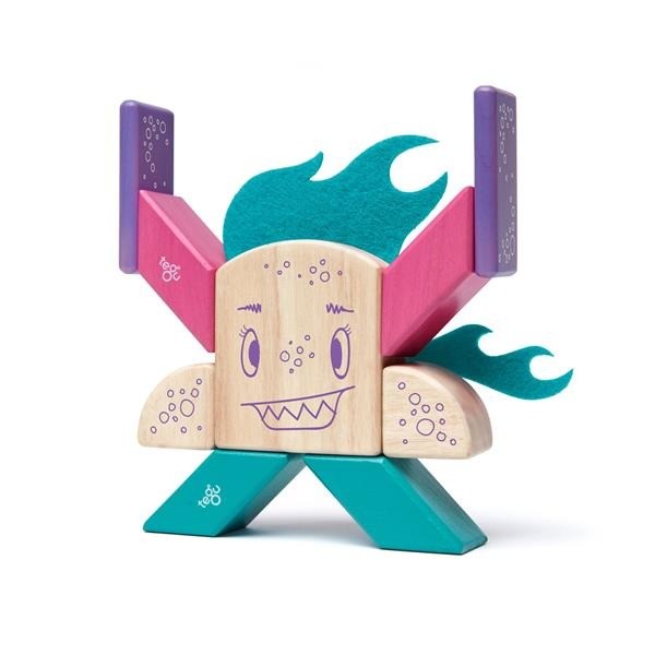 Tegu, Drewniane klocki magnetyczne STICKY MONSTERS Finklebear Tegu, Drewniane klocki magnetyczne STICKY MONSTERS Finklebear