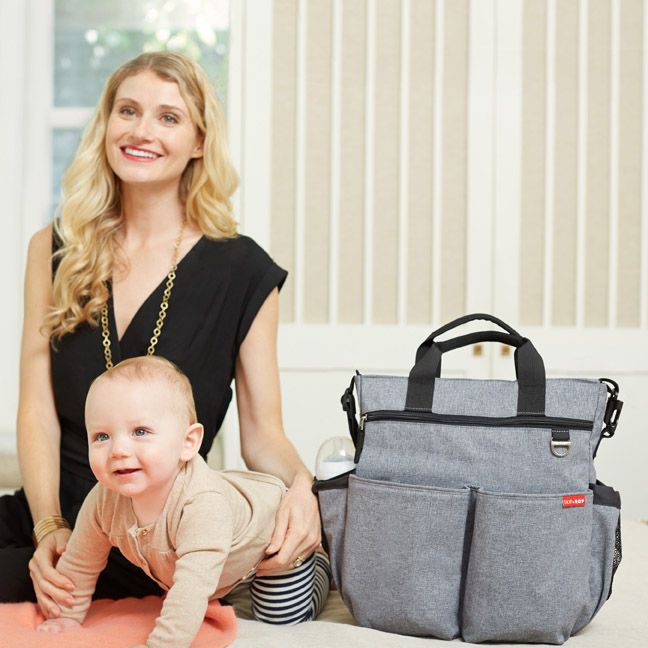 Skip Hop, torba Duo Signature Heather Grey