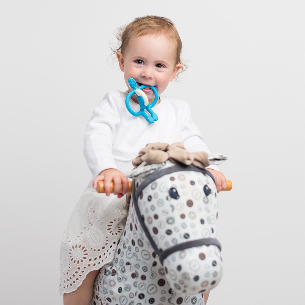 Matchstick Monkey, Gryzak Masujący ze Szczoteczką jasny niebieski