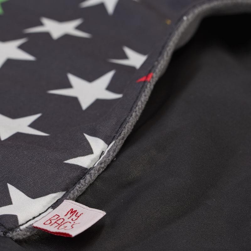 My Bag's, Wielofunkcyjna osłona przeciwdeszczowa My Star's black