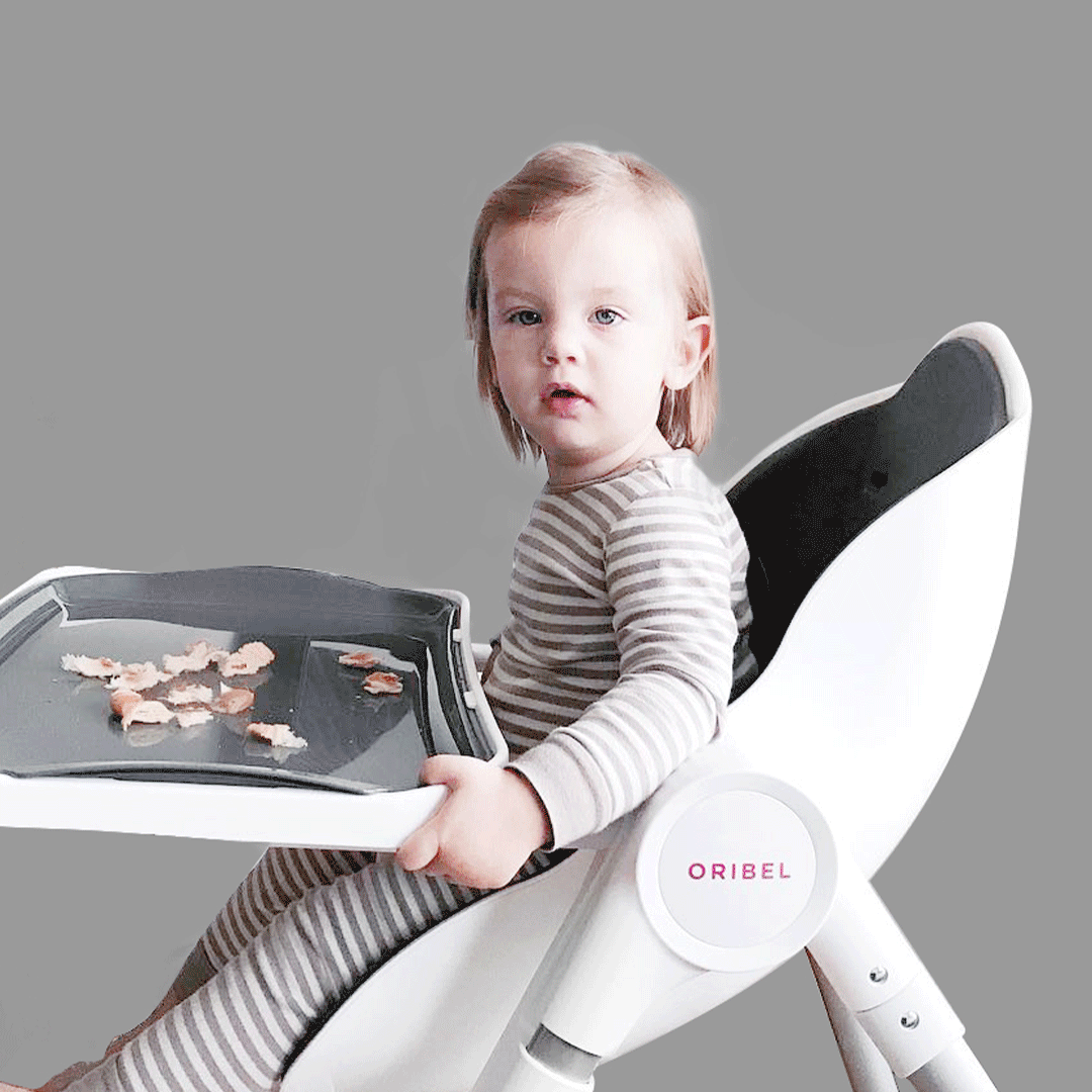 ORIBEL, Krzesełko do karmienia CIEMNOSZARY Cocoon™