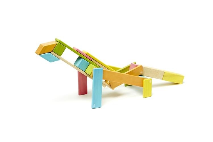Tegu, Drewniane klocki magnetyczne CLASSICS zestaw 24szt Tints Tegu, Drewniane klocki magnetyczne CLASSICS zestaw 24szt Tints