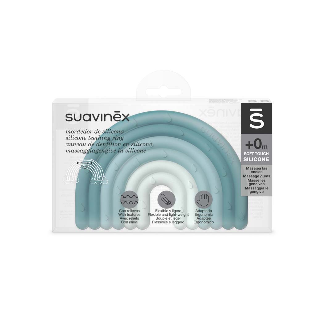 Suavinex, Gryzak silikonowy Tęcza