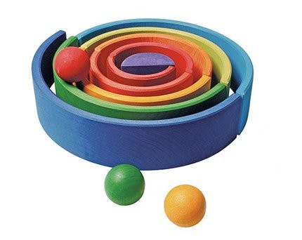 Kolorowa 10-elementowa tęcza zachód słońca 1+ Grimm's