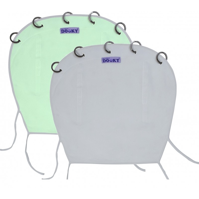 Dwustronna osłonka do wózka i fotelika Dooky - Mint/Grey