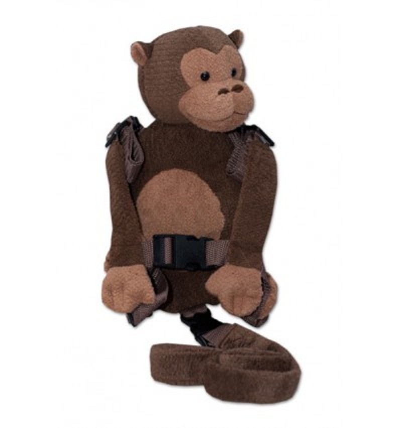Goldbug, Plecak ze smyczą Bezpieczny Przyjaciel Brązowa Małpka