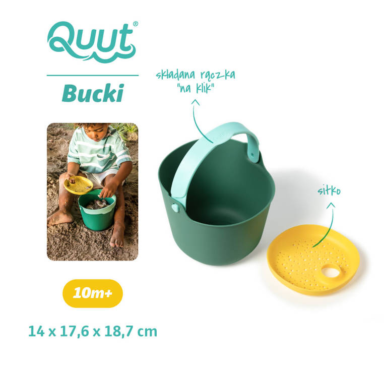 Quut, Wiaderko z sitkiem Bucki Garden Green