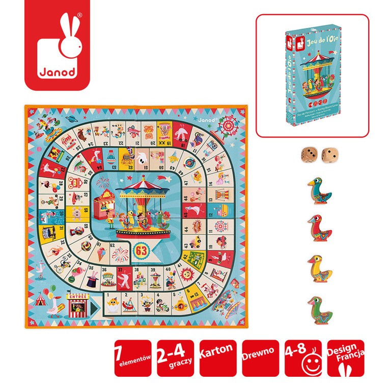Janod, Gra wyścig Gąski na karuzeli Carrousel