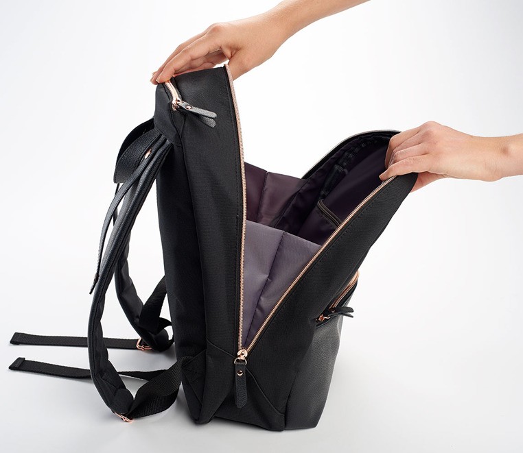 Beaba, Plecak dla mamy San Francisco black/pink gold Beaba, Plecak dla mamy San Francisco black/pink gold