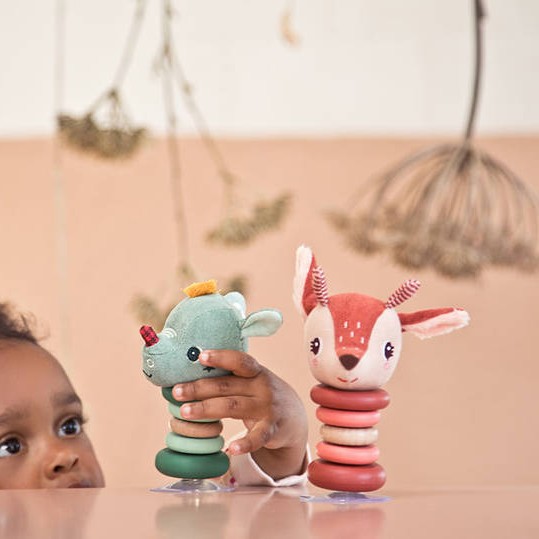 Lilliputiens, Grzechotka z przyssawką Smok Joe 6 m+ Lilliputiens, Grzechotka z przyssawką Smok Joe 6 m+