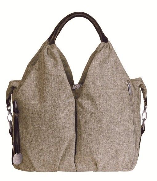 Lassig, ekologiczna torba Green Label Neckline Bag Choco Melange