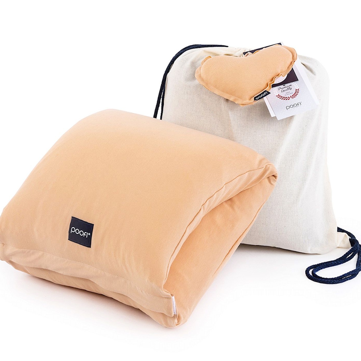 Poofi, Poduszka do karmienia na rękę - morela