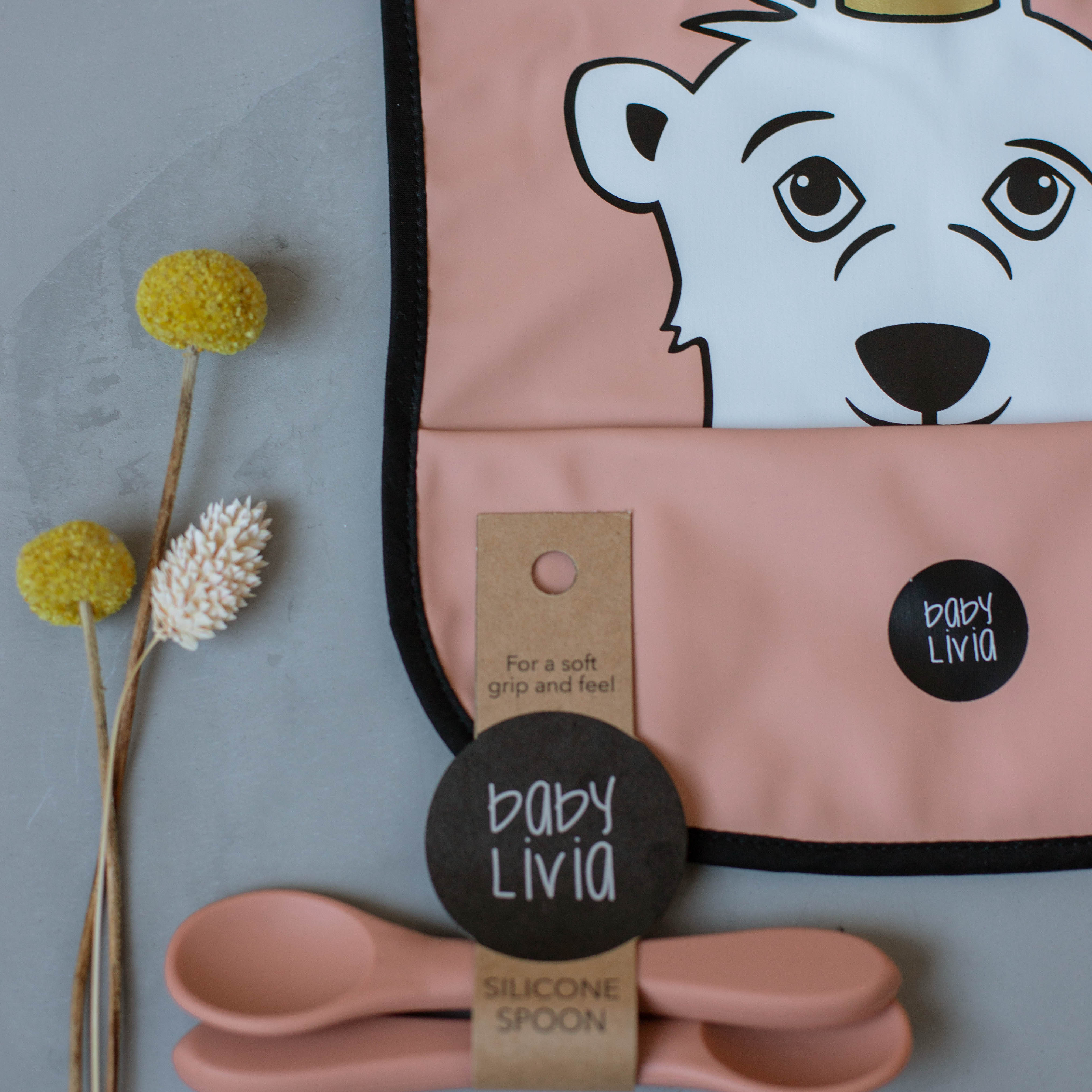 Baby Livia, Śliniak Mint Miś Baby Livia, Śliniak Mint Miś