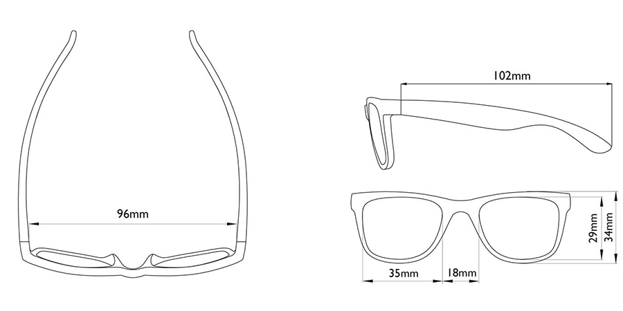 Real Shades, Okulary Surf - Neon Blue 0-3 lata Real Shades, Okulary Surf - Neon Blue 0-3 lata