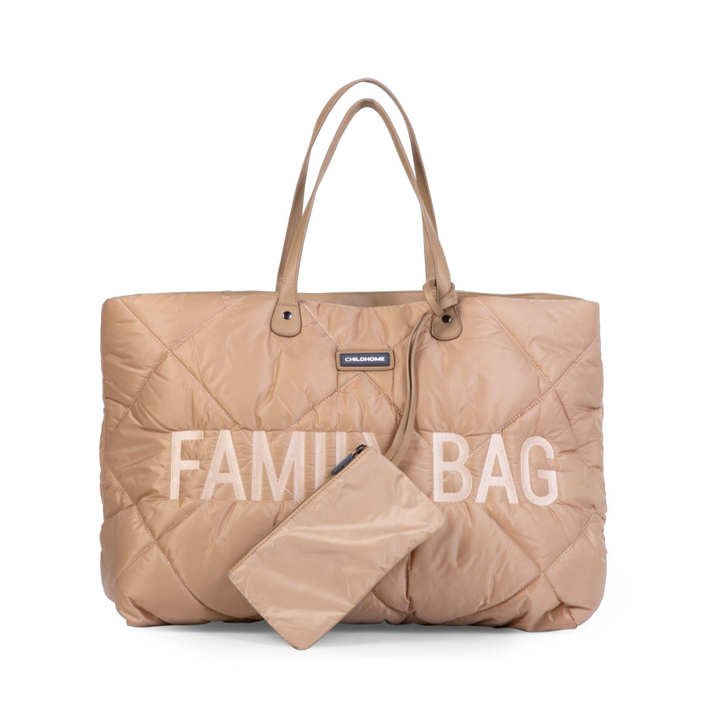 Childhome, Torba Family bag Pikowana Beżowa Childhome, Torba Family bag Pikowana Beżowa
