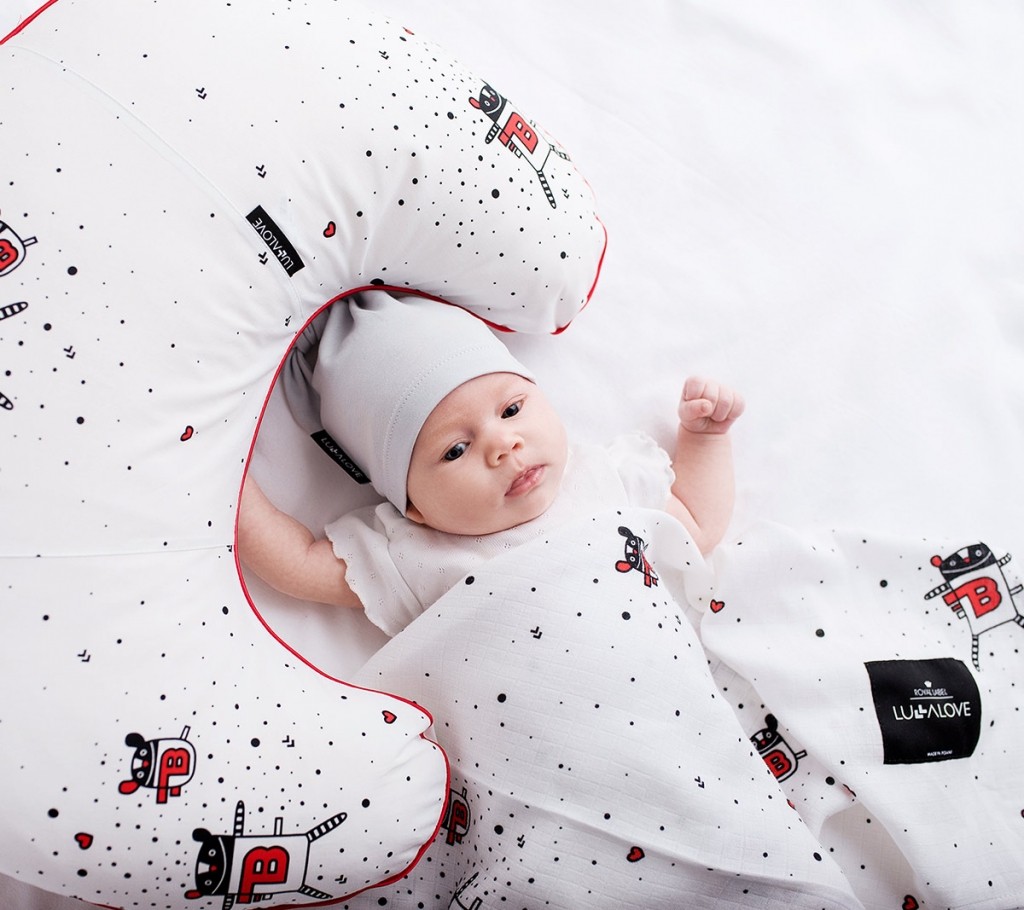 Lullalove, zapasowa poszewka na rogal - wzór MRB