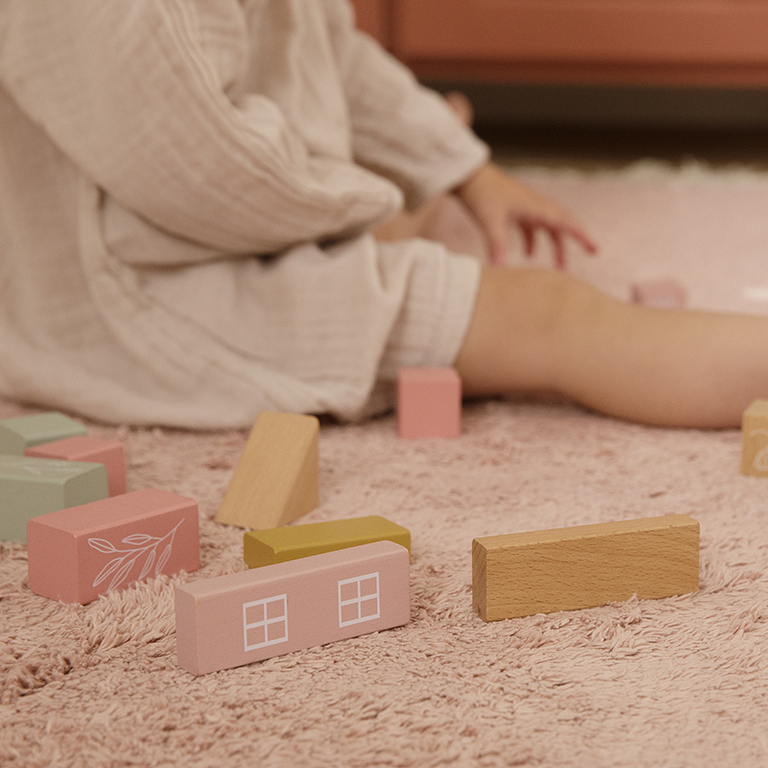 Little Dutch, Zestaw klocków Róż