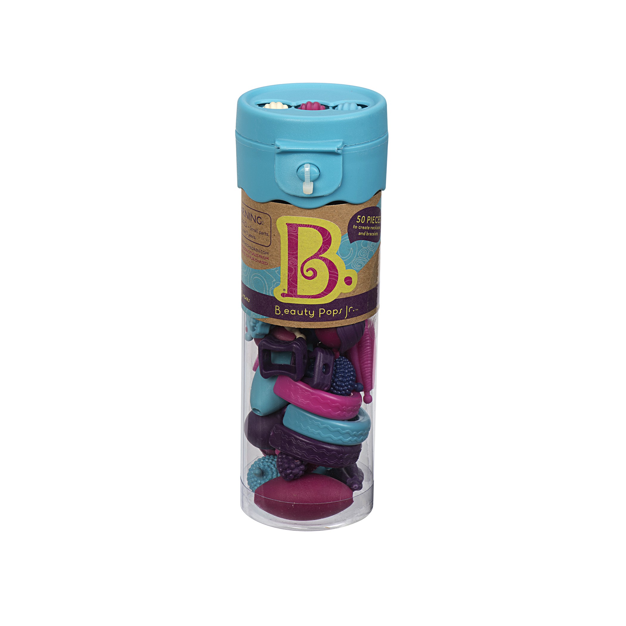 Btoys, zestaw do tworzenia biżuterii - 50 elem. B.eauty Beads Turkusowy Btoys, zestaw do tworzenia biżuterii - 50 elem. B.eauty Beads Turkusowy