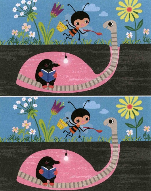 Łamigłówki. Szukaj różnic