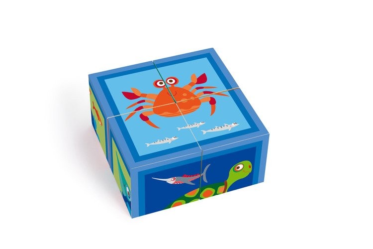 Scratch, Puzzle 4 Klocki OCEAN Scratch, Puzzle 4 Klocki OCEAN