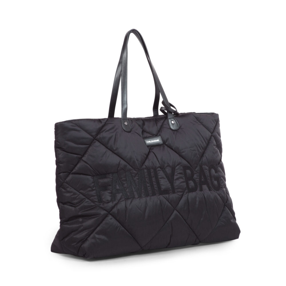Childhome, Torba Family bag Pikowana Czarna Childhome, Torba Family bag Pikowana Czarna