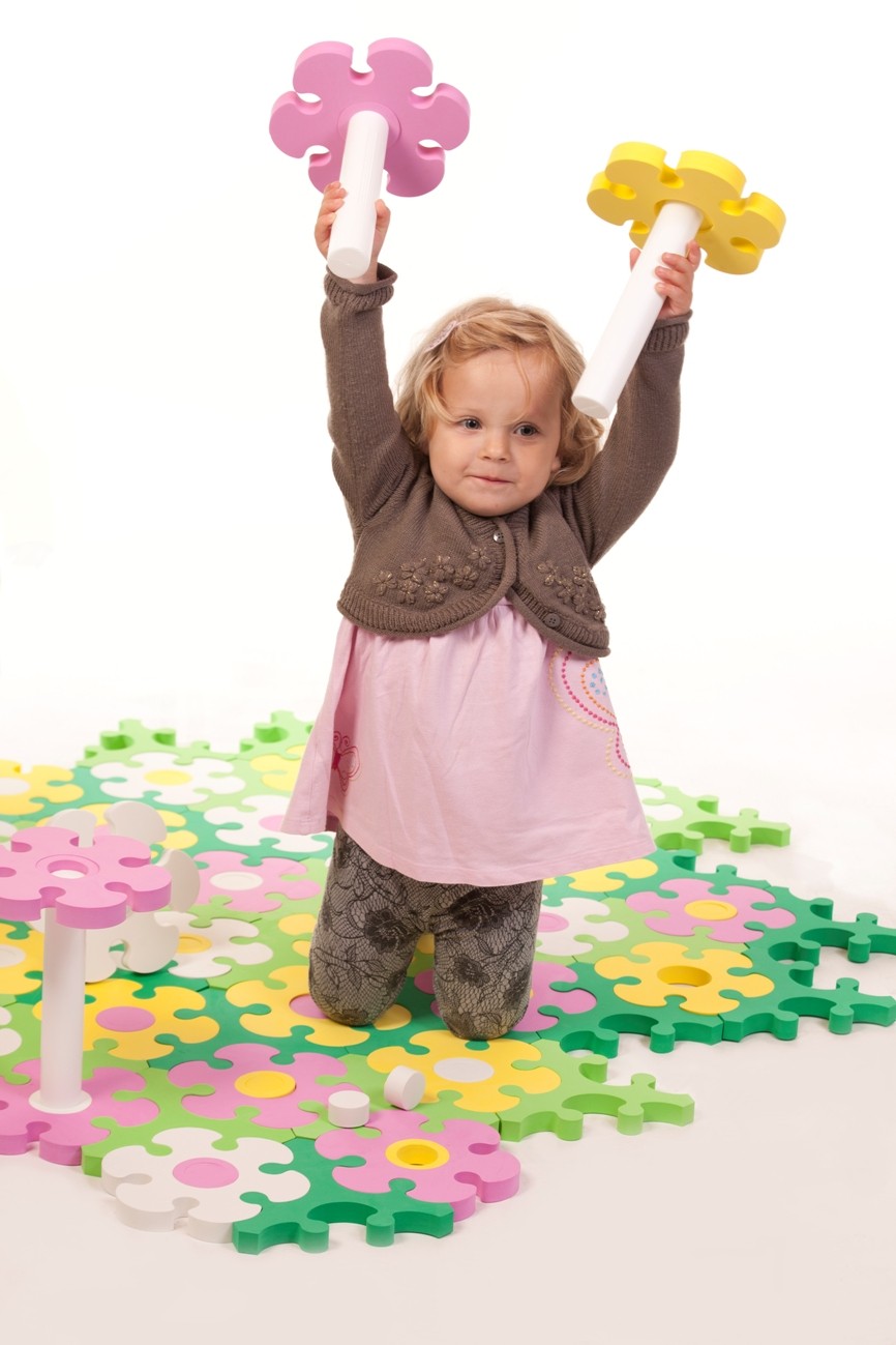 Duża mata piankowa Tessell - łąka Duża mata piankowa Tessell - łąka