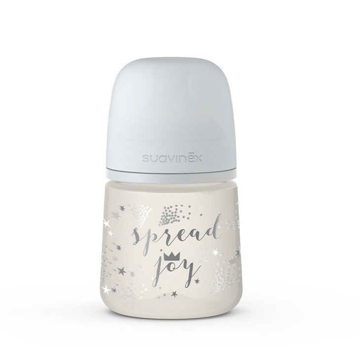Suavinex, Butelka SX PRO Spread Joy 150ML Szara Korona Suavinex, Butelka SX PRO Spread Joy 150ML Szara Korona