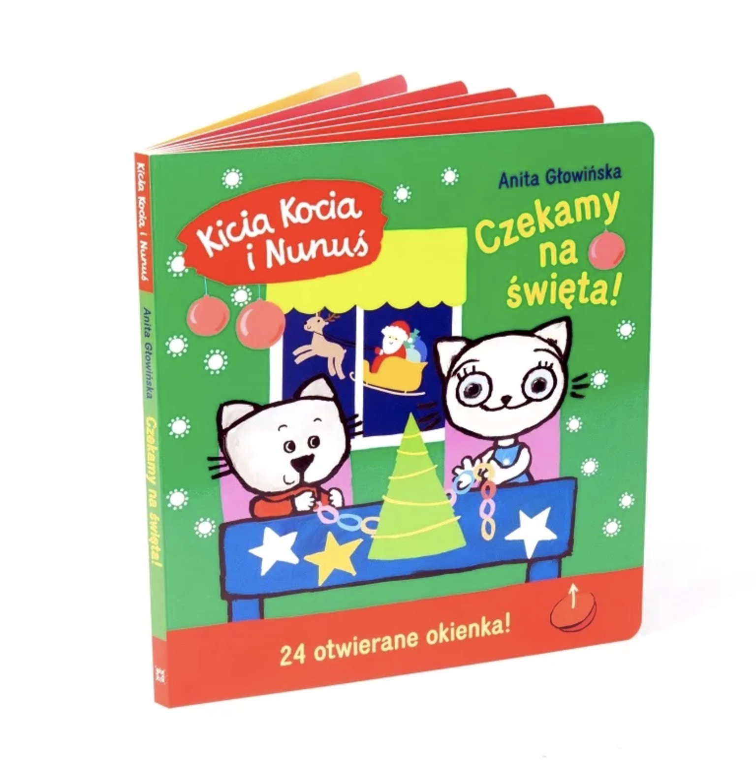 Czekamy na święta!. Kalendarz adwentowy z zadaniami. Kicia Kocia i Nunuś