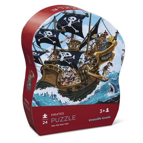 Crocodile Creek, Puzzle 24 elementy, Statek piracki